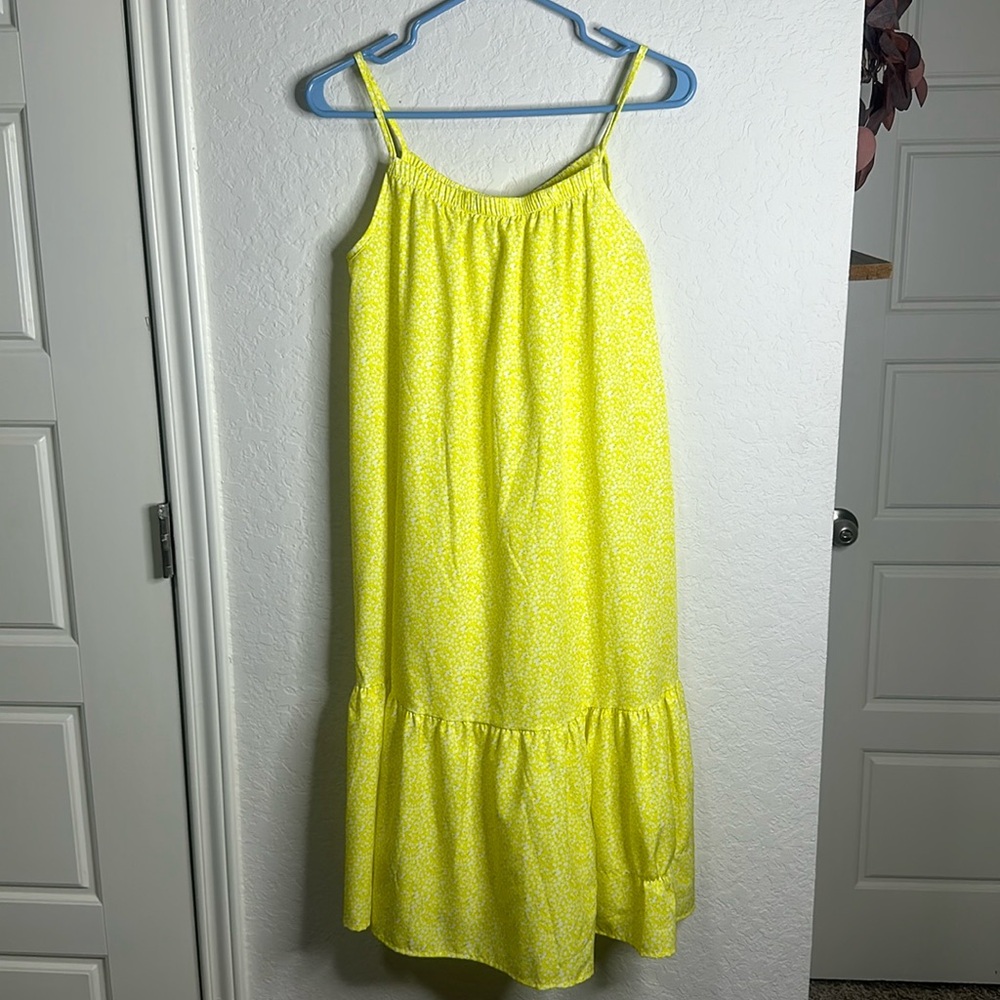 Boutique Full Size Printed Sleeveless Mini Cami Women’s Floral Dress Sz S - Picture 2 of 8